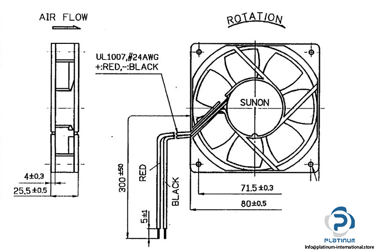 sunon-KDE1208PTB1-6-axial-fan-Used-2