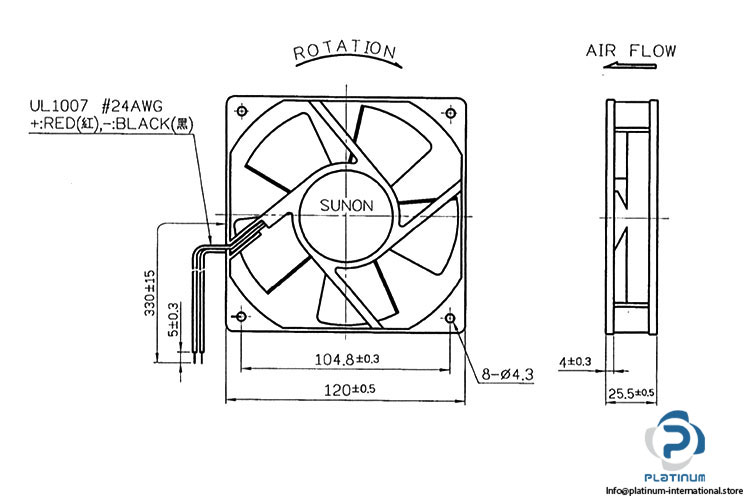 sunon-KD2412PTB1-6A-axial-fan-used-2