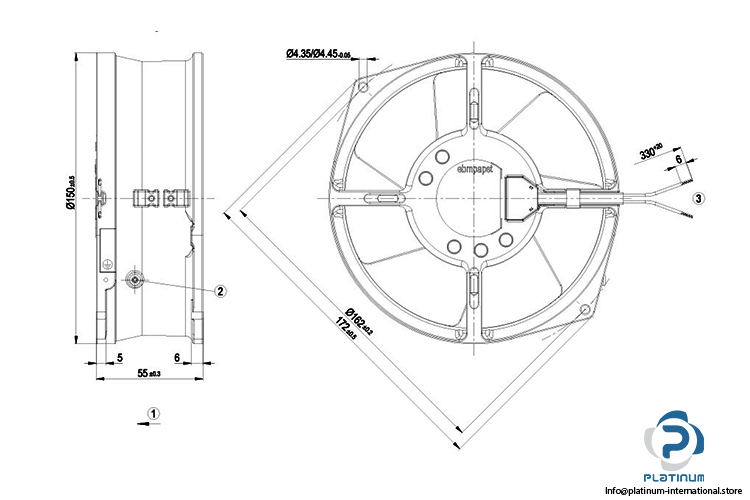 ebmpapst-W2S130-AA03-21-axial-fan-used-2