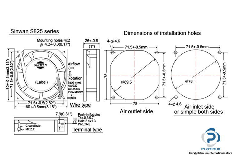 sinwan-S825AP-11-3-axial-fan-used-2