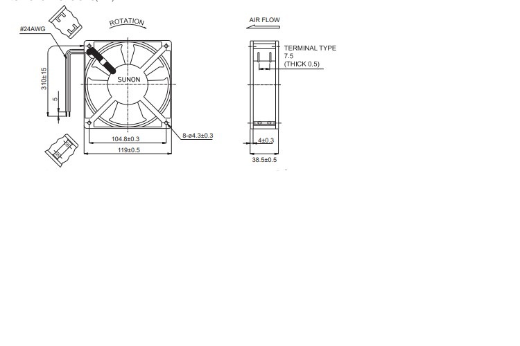 sunon-DP200A-axial-fan-used-gn-2