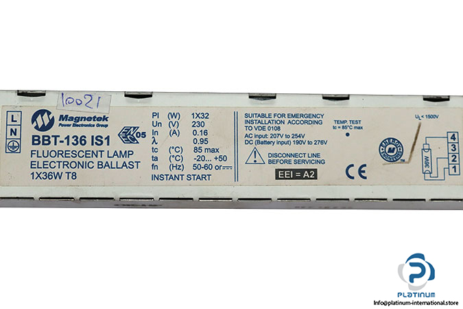 magnetek-BBT-136-IS1-fluorescent-lamp-electronic-ballast-(New)-1
