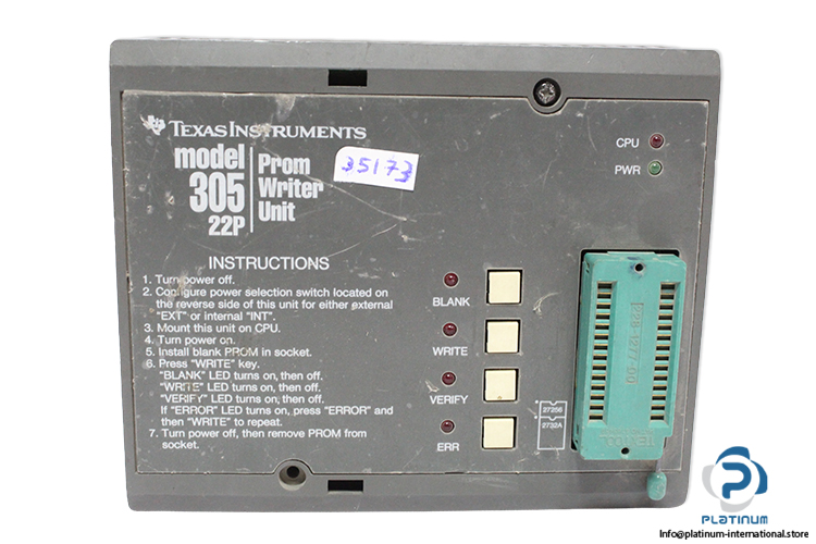 texas-instruments-305-22P-prom-writer-unit-(Used)-1