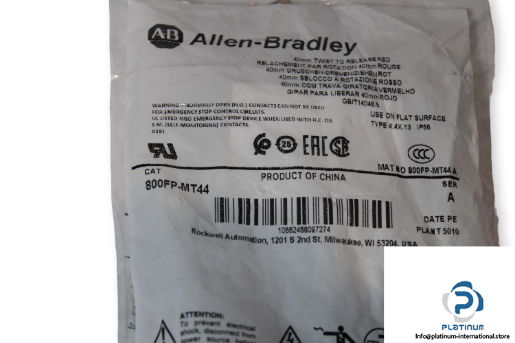 allen-bradley-800FP-MT44-twist-to-release-operator-new-2