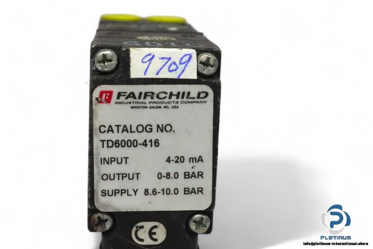 fairchild-TD6000-416-electro-pneumatic-transducer-(Used)-1