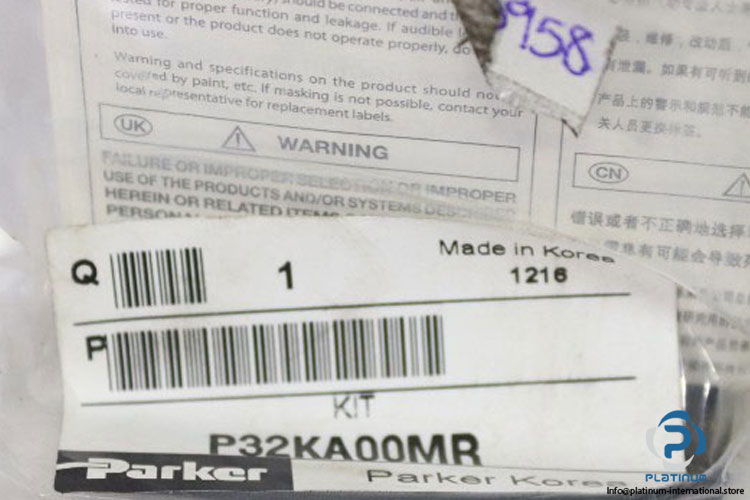 parker-P32KA00MR-compact-mounting-angle-bracket-(new)-1