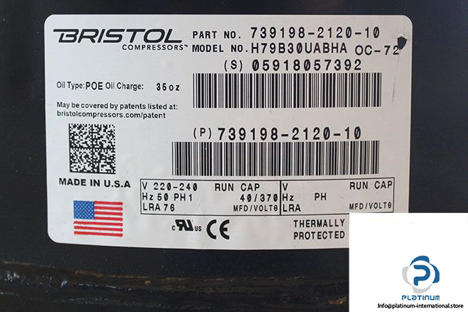 bristol-h79b30uabha-compressor-2