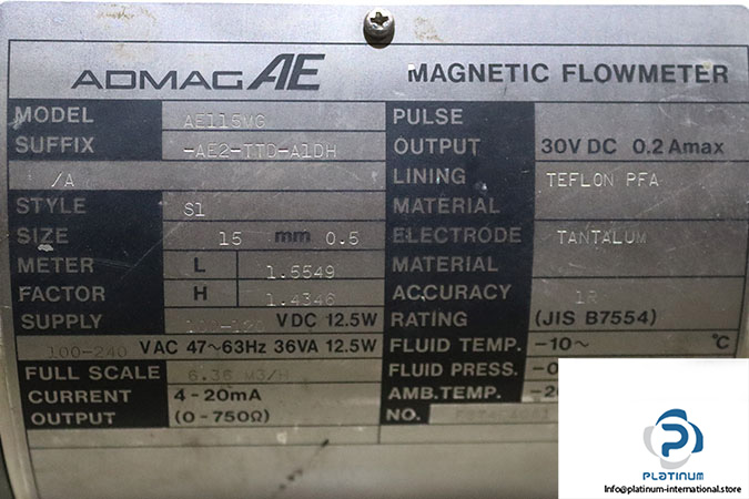 Yokogawa-Ae115vg-Magnetic-Flowmeter_Used_2