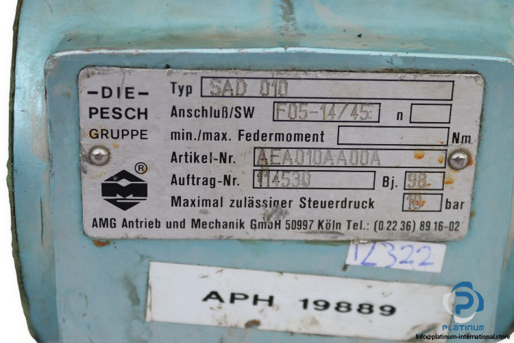 amg-SAD-010-114530-double-acting-pneumatic-actuator-(used)-1