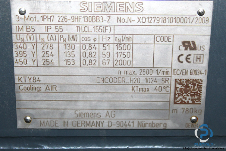 siemens-1PH7226-9HF130BB3-Z-synchronous-motor-(new)-2