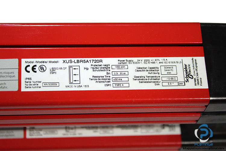 telemecanique-XUS-LBR5A1720R-XUS-LBR5A1720T-safety-light-curtain-(New)-8