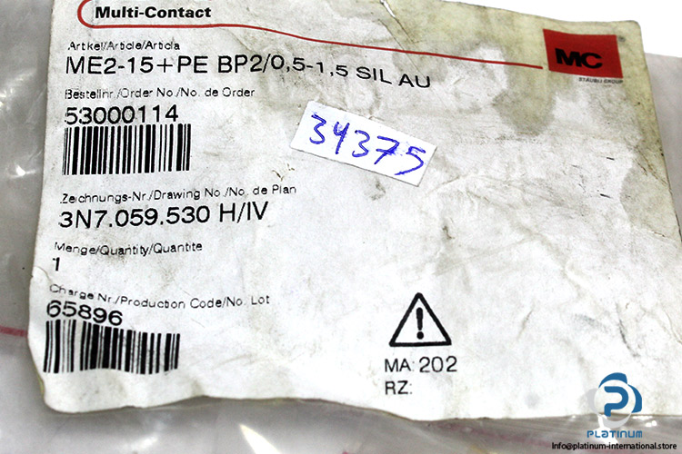 multi-contact-ME2-15-PE-BP2-0.5-1.5-SIL-AU-socket-Insert-(New)-2