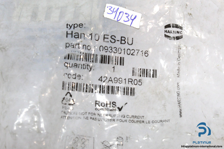 harting-HAN-10-ES-BU-connector-insert-(New)-4