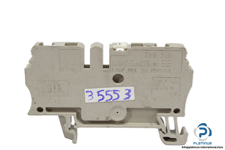weidmuller-ZDU-2.5-terminal-block-(used)-1