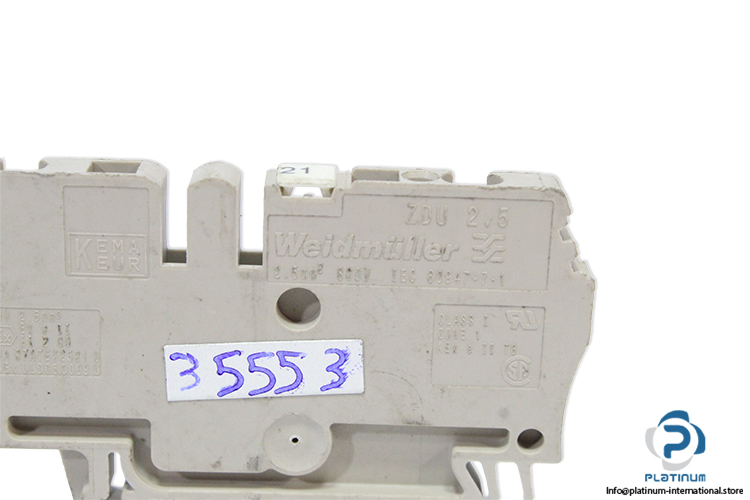 weidmuller-ZDU-2.5-terminal-block-(used)-2