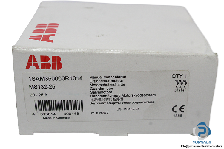 abb-MS132-25-manual-motor-starter-(New)-3
