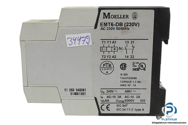moeller-EMT6-DB-(230V)-thermistor-overload-relay-(New)-2