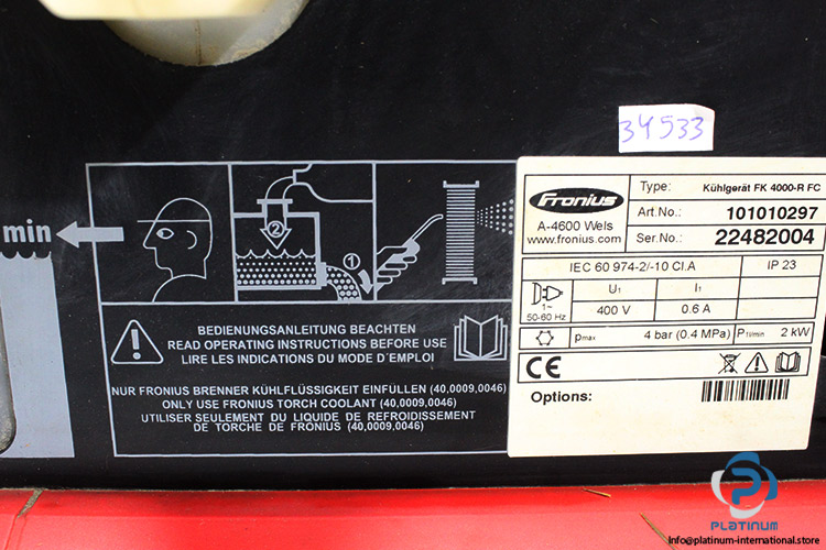 fronius-FK-4000-R-FC-cooling-unit-(Used)-2