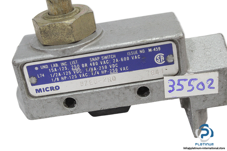 Honeywell-bze6-2rq-784-plunger-micro-switch(used)-2