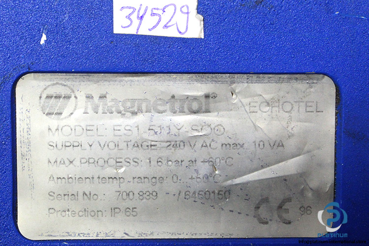 magnetrol-ES1-511Y-SOO-ultrasonic-level-switch(used)-2