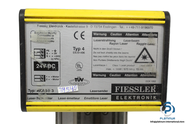 fiessler-elektronik-AKAS-III-150S-HS-press-brake-safety-transmitter-(Used)-1
