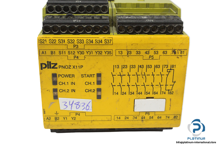 pilz-PNOZ-X11P-24VAC-24VDC-7N_O-1N_C-2SO-safety-relay-(used)-2