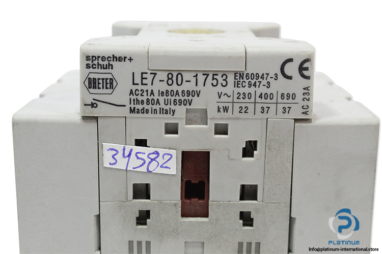 sprecher-schuh-LE7-80-1753-disconnect-switch-(Used)-2