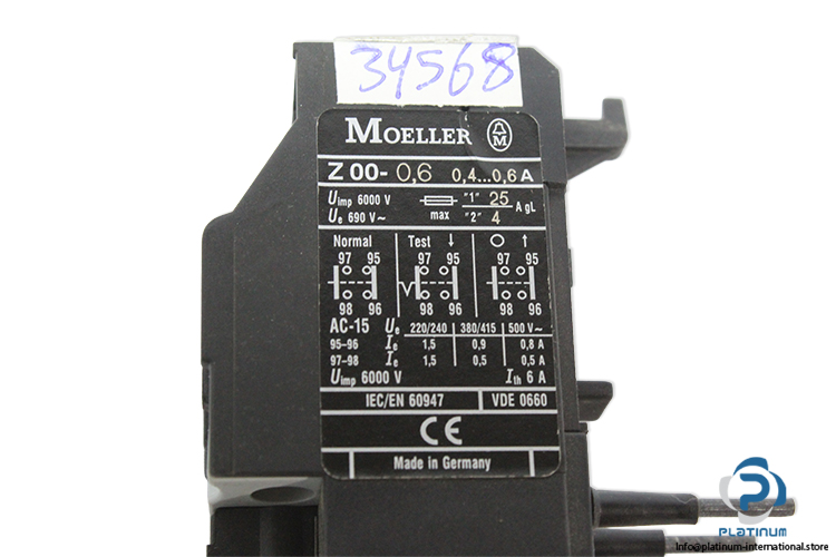 moeller-Z00-0.6-thermal-overload-relay-(New)-3