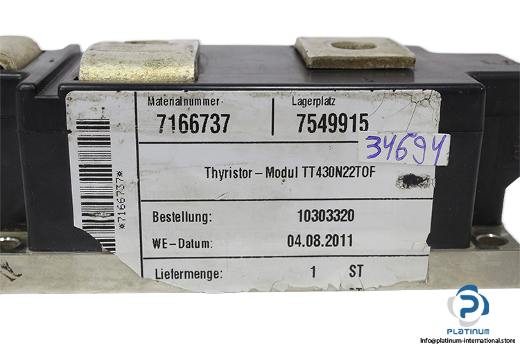 Infineon-tt430n22kof-thyristor-module(used)-1