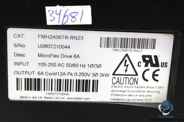 baldor-fmh2a06tr-rn23-servo-drive(used)-1