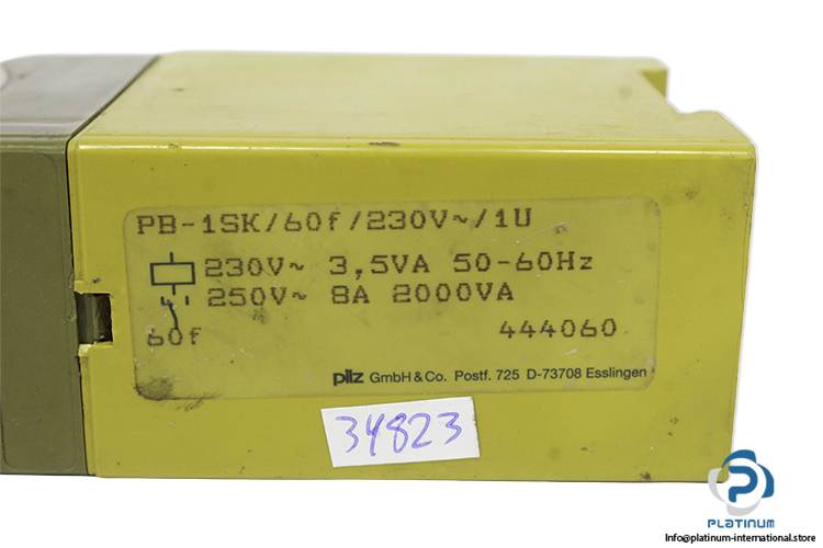 pilz-PB-1SK-60F-230-1U-time-relay(used)-2