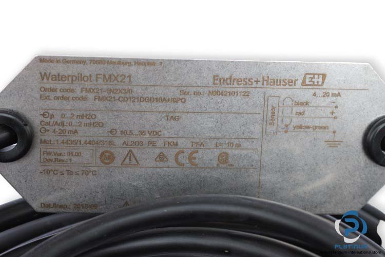 endress-hauser-WATERPILOT-FMX21-pressure-sensor-(New)-3
