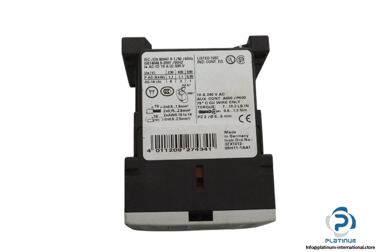 siemens-3RH1140-1BB40-contactor-relay-(used)-2