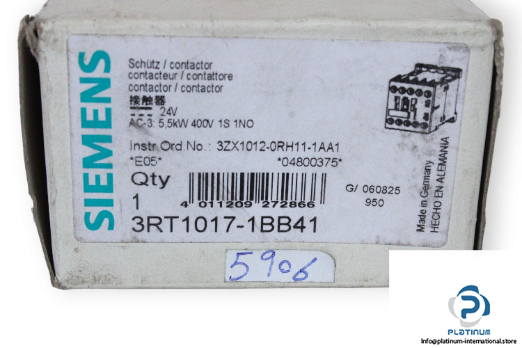 siemens-3RT1017-1BB41-power-contactor-(new)-3