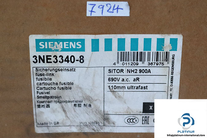 siemens-3NE3-340-8-sitor-fuse-link-(New)-2