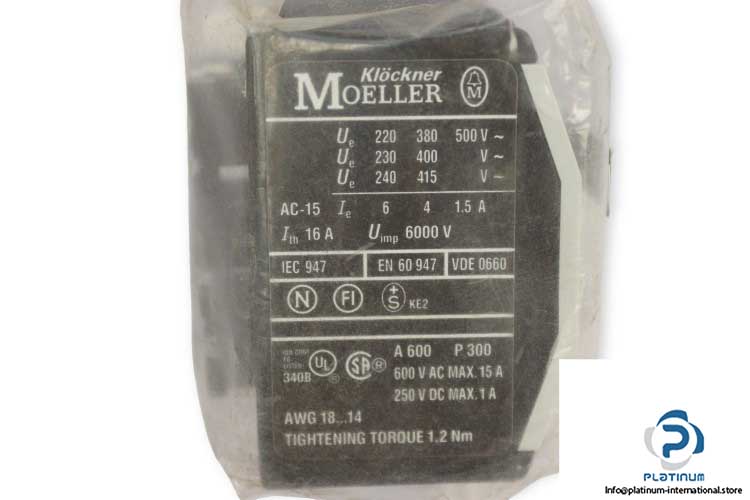 moeller-31-DIL-M-auxiliary-contact-module-(New)-2