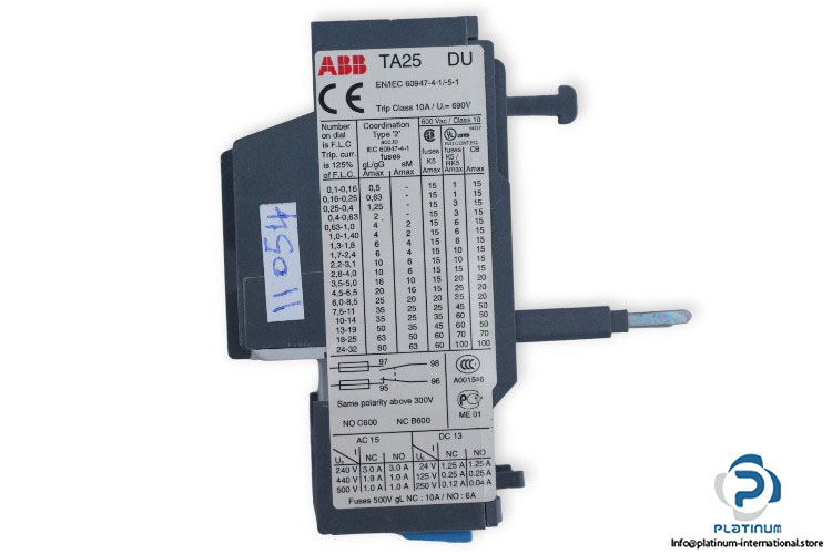abb-TA25DU-25-thermal-overload-relay-(New)-2