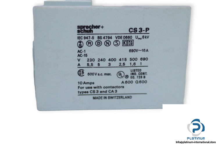 sprecher-schuh-CS3-P-13-auxiliary-contact-block-(New)-2