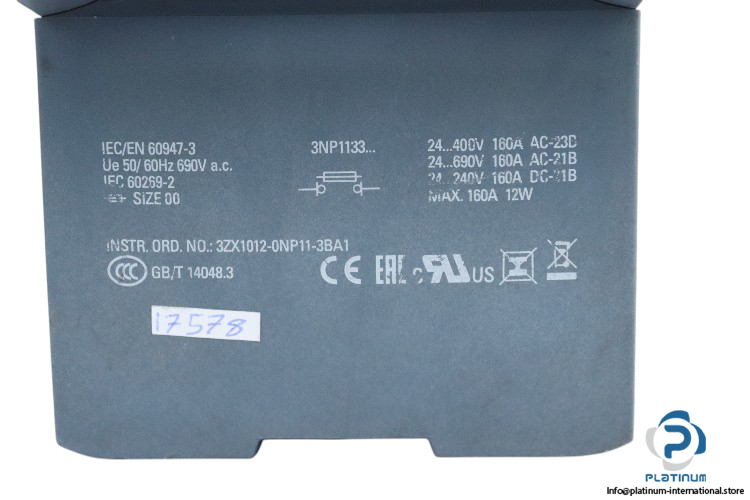 siemens-3ZX1012-0NP11-3BA1-fuse-frame-(used)-2