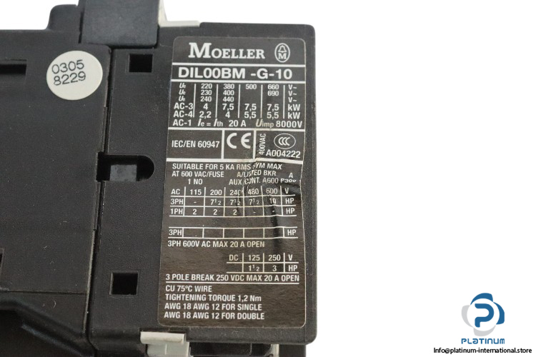 moeller-DIL00BM-G-10-contactor-(new)-3