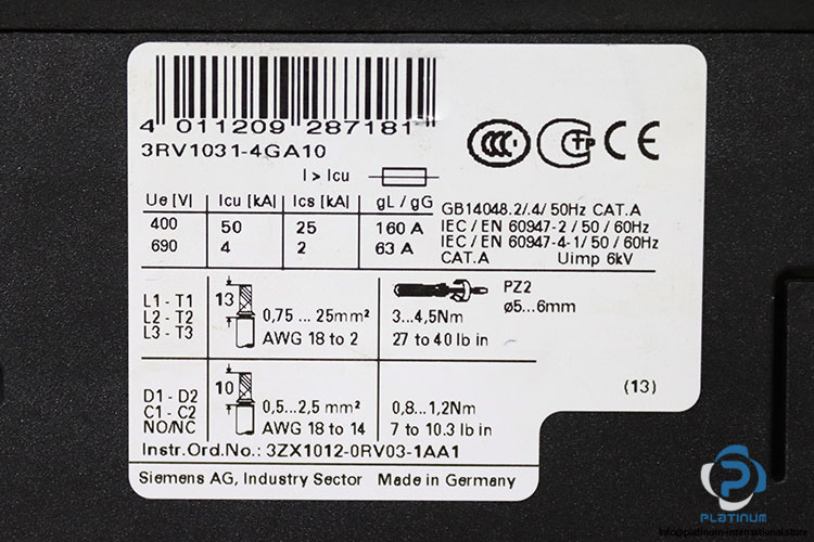siemens-3RV1031-4GA10-circuit-breaker-(used)-4