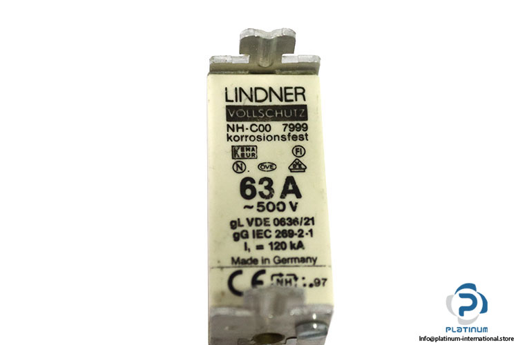 lindner-NH-COO-7999-63A-fuse-link-(Used)-1