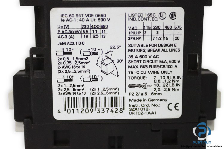 siemens-3RT1044-1AL24-contactor-(Used)-3