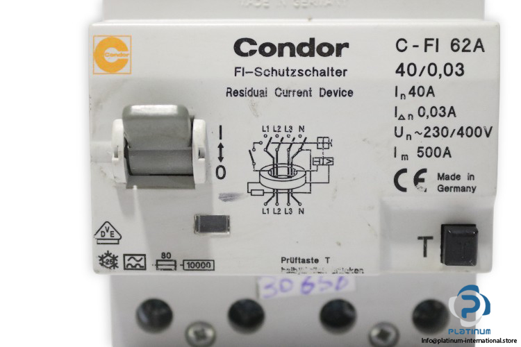 condor-c-fi62a-residual-current-device(used)-1