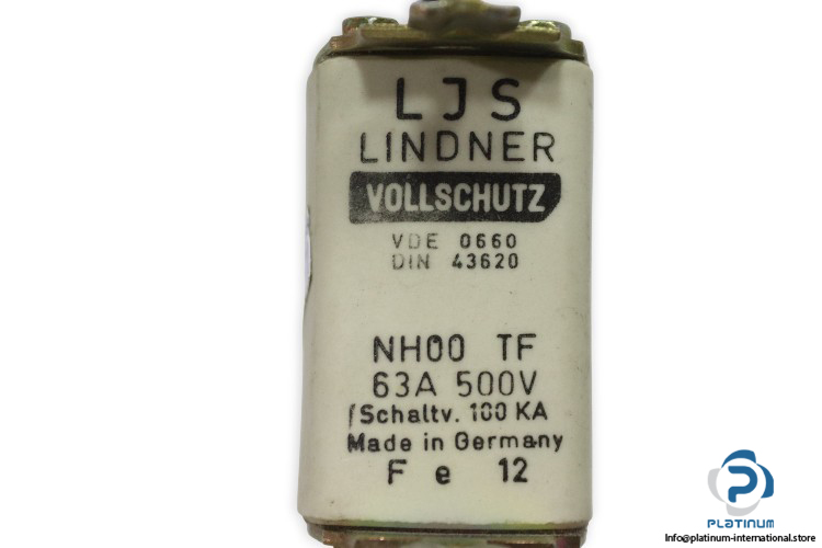 Lindner-NH00TF-63a-500vac-fuse-link(new)-1