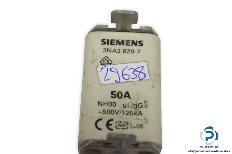 siemens-3NA3820-7-fuse-link(used)-1