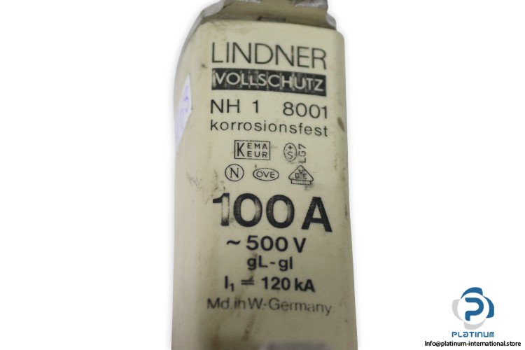 lindner-NH1-8001-120kA-100a-fuse-link-(Used)-1