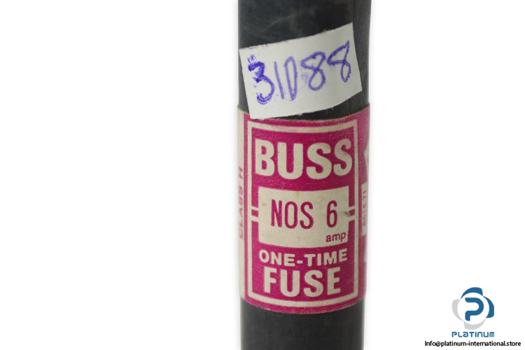 bussmann-NOS6-non-current-one-time-delay-fuse-(Used)-2