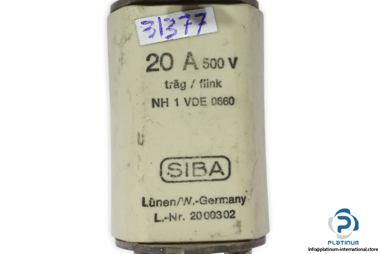 siba-NH1-2000302-20a-fuse-link-(Used)-1