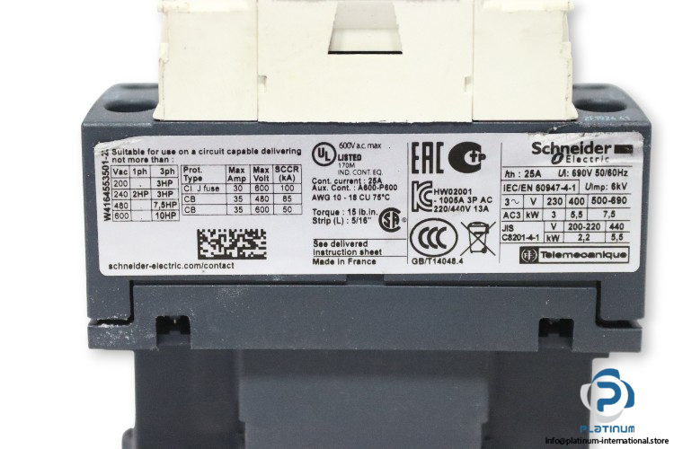schneider-LC1D12-contactor-(Used)-2